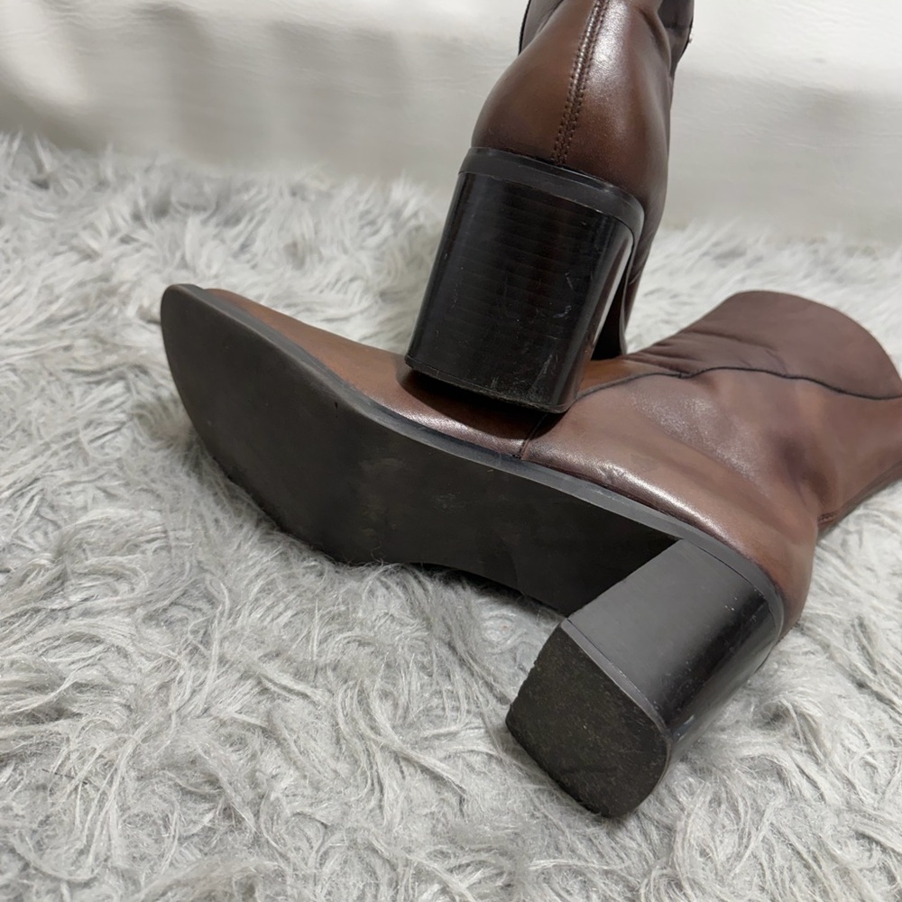 Diba leather vintage boots - Picture 4 of 8